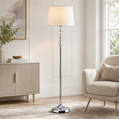 Alexys 62'' Polished Traditional Floor Lamp