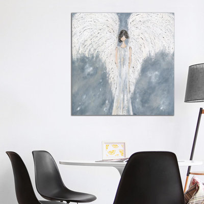 Guardian Angel 1 Piece Wrapped Canvas Painting