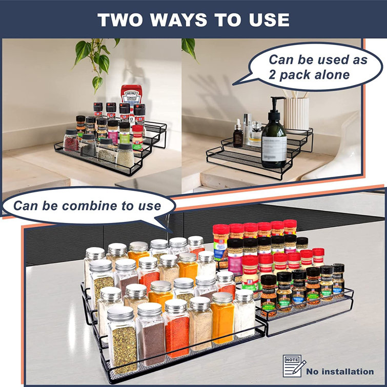 Prep & Savour Free-Standing Spice Jar & Rack Set & Reviews