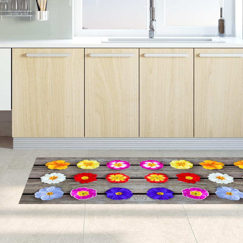 Genavive Floral Area Rug, Rectangle 52 x 280cm