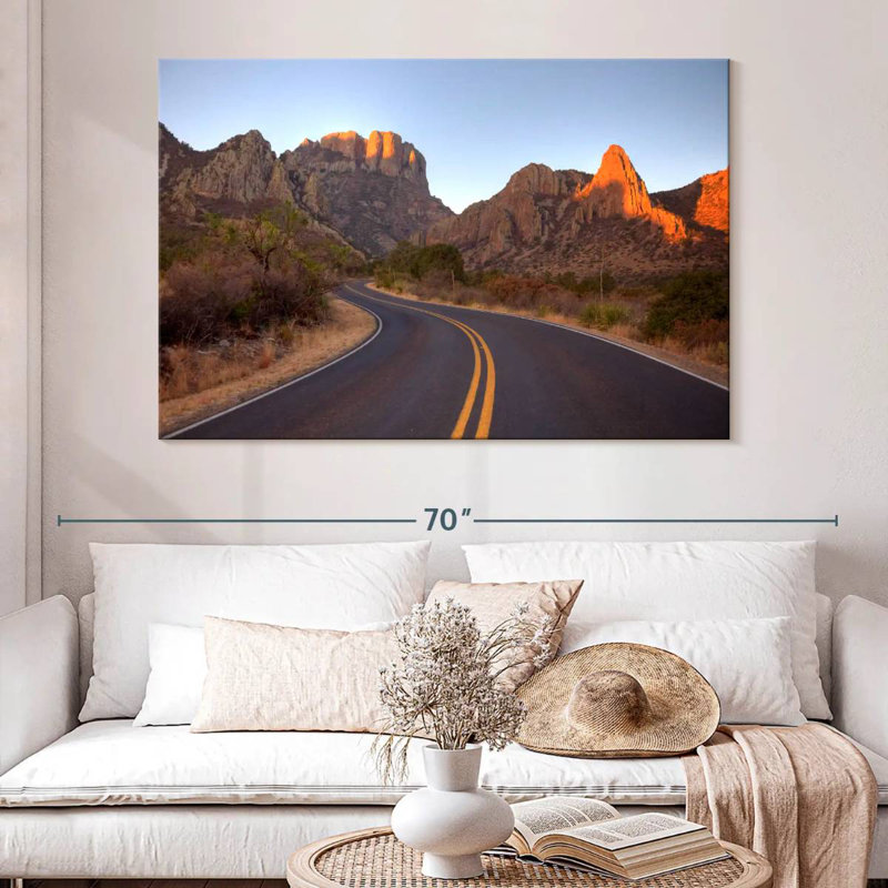 Mehar Texas Mountain Road, 34" H x 51" W