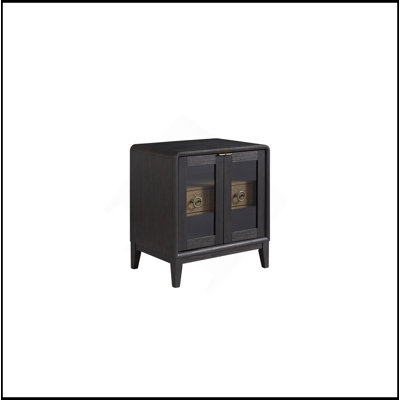 Glass Door Nightstand