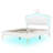 Johnathon Vegan Leather Platform Bed-424957650-424957651