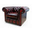 Chesterfield 3 Piece Suite. 3 Seater Sofa + Club Chair + Queen Anne Wing Chair Leather Sofa Suite Offer Antique-1787480307
