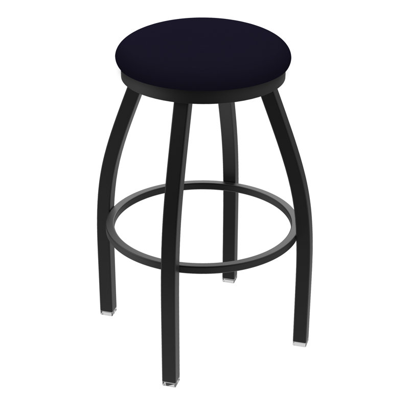 Tabouret pivotant Cragin XL802, Noir froissé, Vinyle - crépuscule Canter, Très haut (assise de 36 po de hauteur)