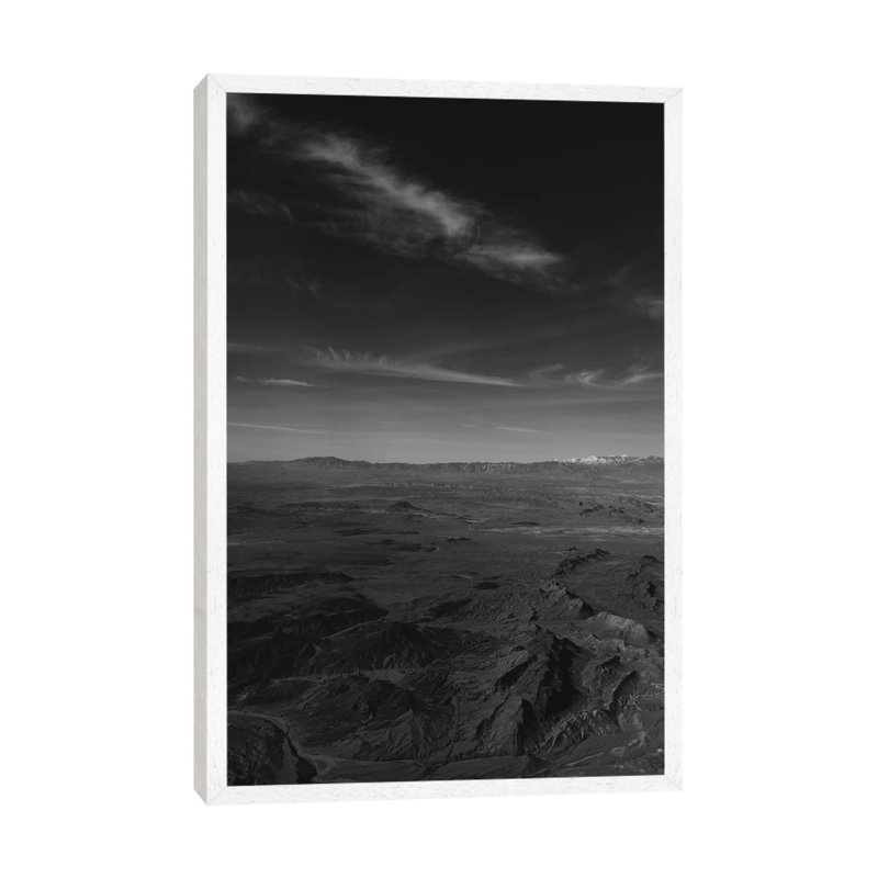 Over Las Vegas by Bethany Young - Print on Canvas, White Framed, 101.6cm H x 66.04cm W x 3.81cm D
