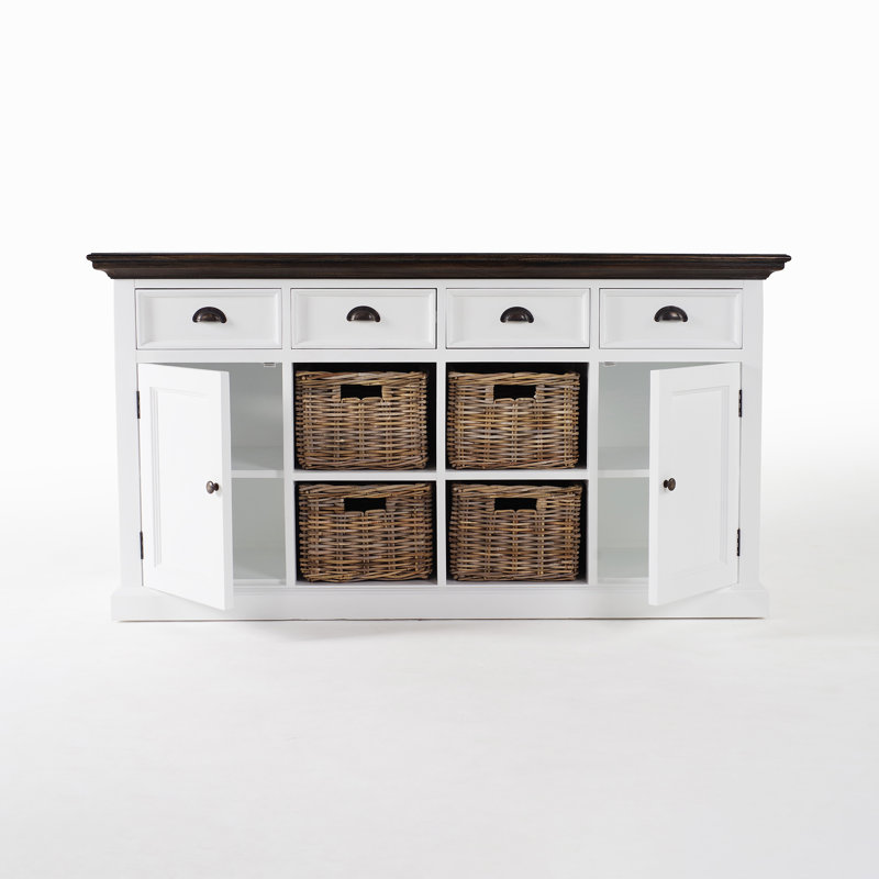 Buffet with 4 Baskets