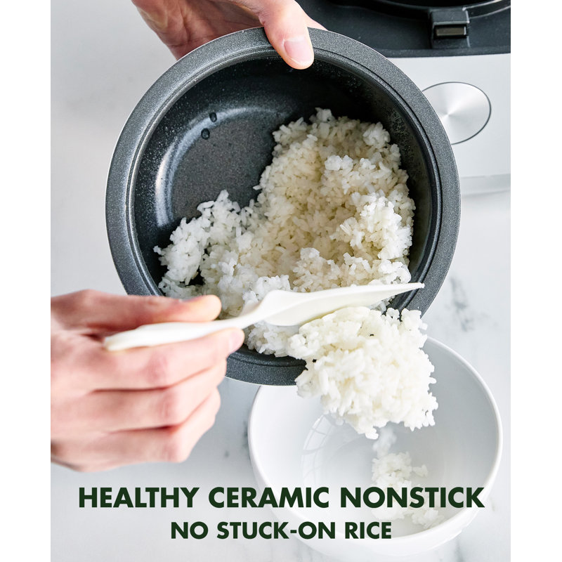 GreenPan Traditional Rice & Grain Cooker, Black