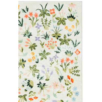 Tapis floral lavable à la machine MSRW 186 Performance