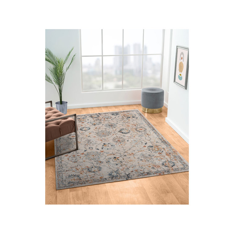 Baring Manor Persian Floral Area Rug