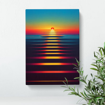 Tantalising Abstract Sunset - Wall Art