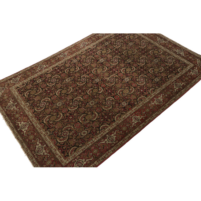 Antique One-of-a-Kind 4'3X6'5 Hand Knotted Area Rug