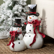 9.5” Foam Snowman Ornament