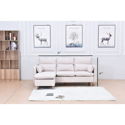 Left Hand Facing Modular Sofa & Chaise