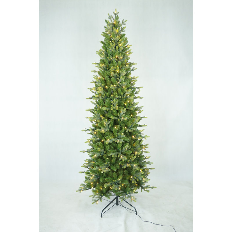 2025 Arbre de Noël hybride HC-PE + PVC hybride 25 styles, 7.5'