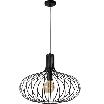 Luminaire suspendu géométrique à 1 lumière Kern