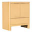 Meuble-lavabo moderne adouci de 30 po avec lavabo en bois de pin et en céramique, dossier ouvert, tiroir inférieur spacieux, portes à fermeture en douceur avec style, grain naturel, tablette réglable,