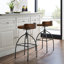 Tabouret de bar à hauteur réglable Edison