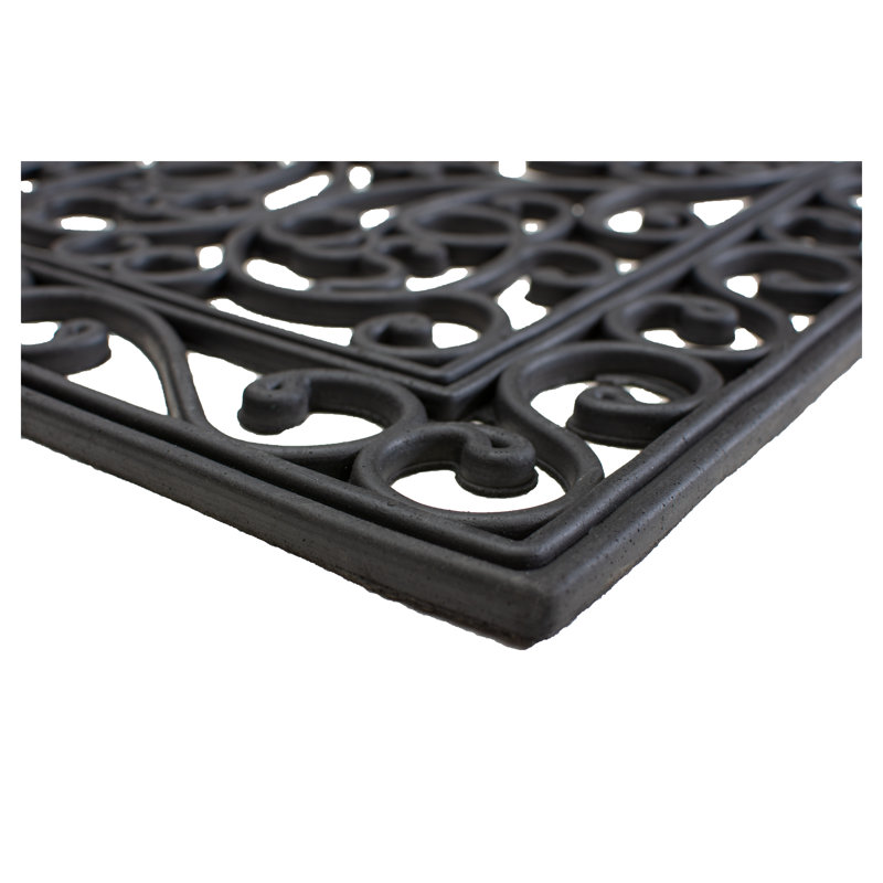Krehbiel Non-Slip Outdoor Doormat, Rectangle 2' x 3'2"