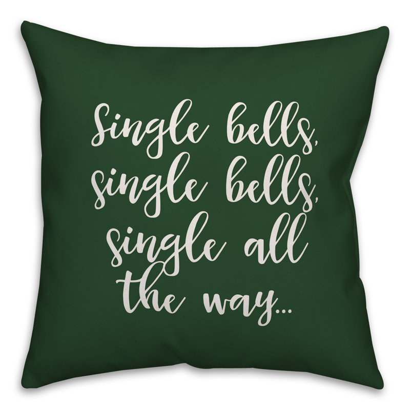  Coussin décoratif simple All the Way, Vert foncé, Housse de coussin