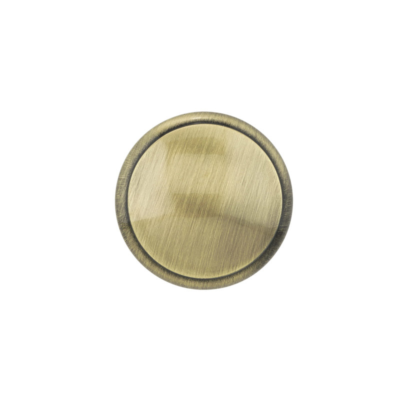 Expression 1 5/16" Diameter Round Knob, Antique English