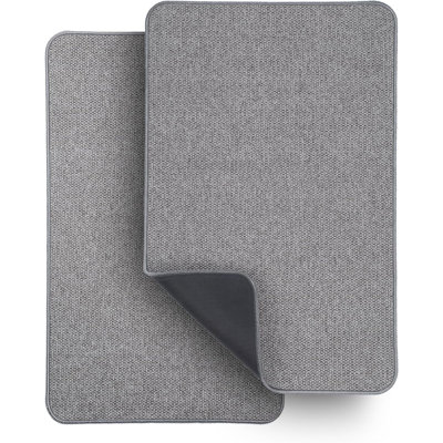 2-pack Ultra Thin Non-slip Bath Mats