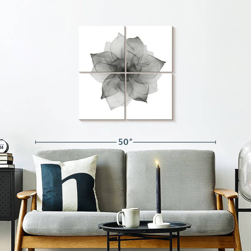 Harnek Lotus Flower X Ray, 26" H x 26" W