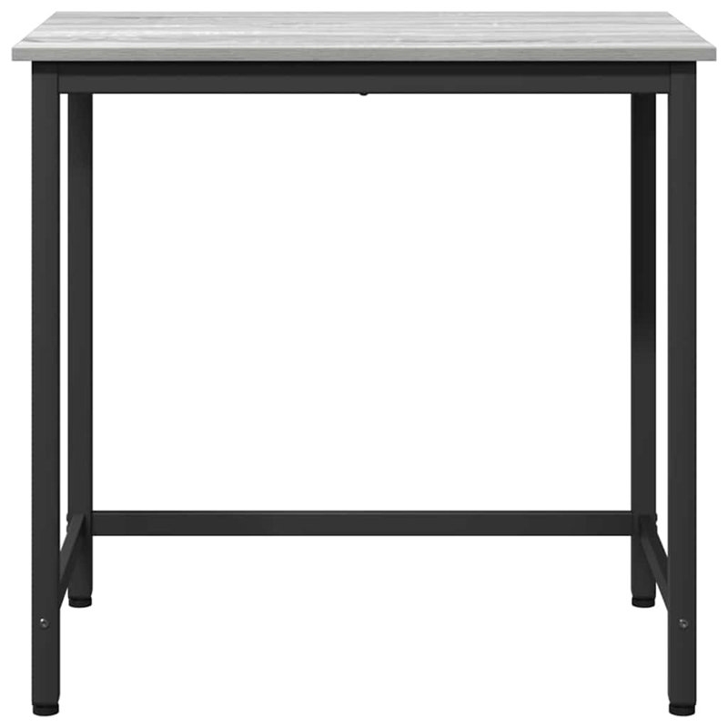 Metal Base Writing Desk, Grey Sonoma
