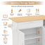 Wood Kitchen Island-185585372
