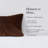 Shitake Velvet Pillow Cover Brown