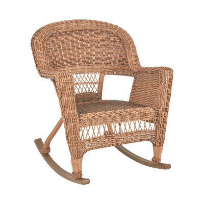 Honey Rocker Wicker Chair by Jeco Inc.