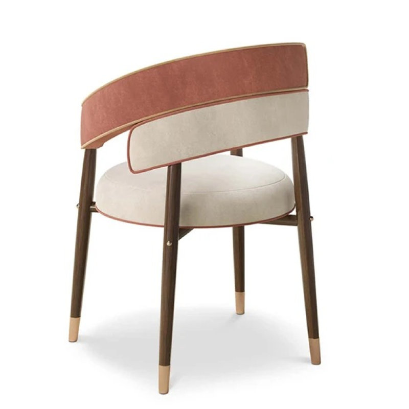 Chaise de salle à manger en tissu