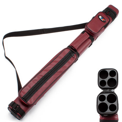 2x2 Square Hard Billiard Pool Cue Stick Carrying Case