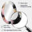 Pink Gold Texture Splash Marble III - Large Oval Wall Mirror On Metal-734917073