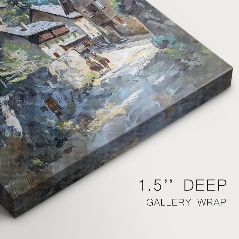 Série LANDSCAPES CCDCLXVI - Toile tendue avec châssis de qualité supérieure - Prêt à être accroché, H 18 po x l 12 po