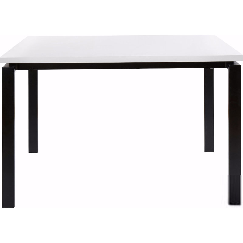 Tiano Metal Base Dining Table, H75 x L160 x W90cm, White