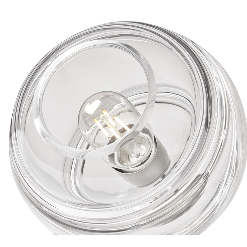 Sedona 1 - Light Pendant, Satin Nickel, Clear, No