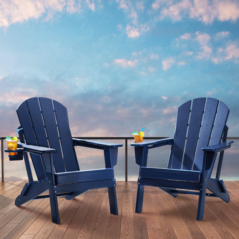 HDPE Banquet Folding Chair Folding Chair Set, Blue