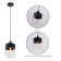Stetson Modern 1-Light Single Glass Pendant 