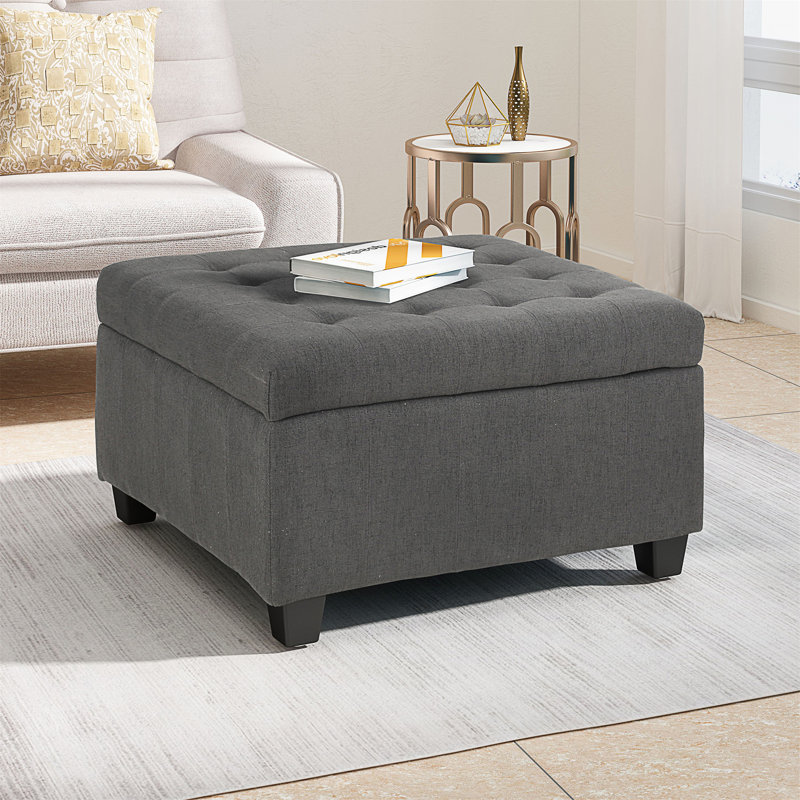 OTTOMAN D'ISABELLE, Gris foncé