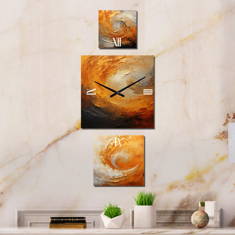 Lyllianna Metal Wall Clock