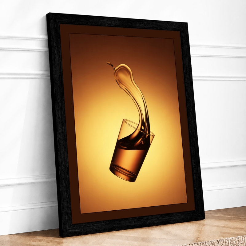 Liquid In Motion Modern - Print, Black, A3 - 42.0 x 29.7 cm