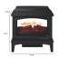 Poêle Duraflame® DuoGlow Infrared avec effet sonore craquelé, télécommande