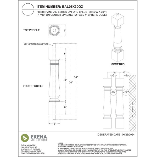 Dimensions du produit