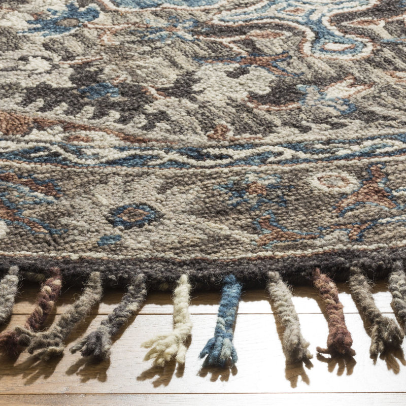 Vahakn Hand Tufted Wool Oriental Rug, Rectangle 9' x 12'