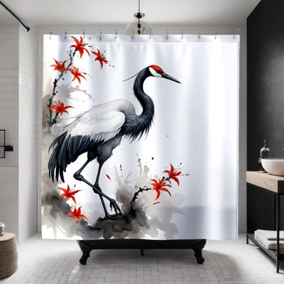 Rideau de douche Raja Crane