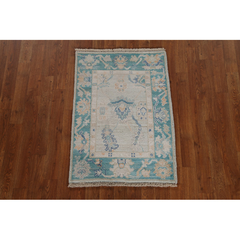 Tapis oriental géométrique discret Oushak 2x3