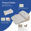 White Rectangular Cushion