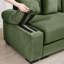 Canapé modulaire surdimensionné avec accoudoirs très épais, tissu velours côtelé et conception ergonomique pour un confort ultime-2046410618