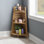 Tablettes d'angle en bois de bambou massif Ayden